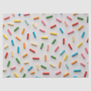 Papel De Seda Llamarada de Arcoíris Patrón Colorido