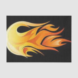 Papel De Seda Llamas