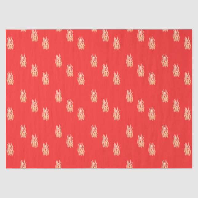 Papel De Seda Llamas de Fuego (Anverso)