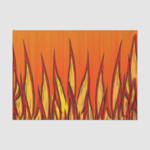 Papel De Seda Llamas de Fuego