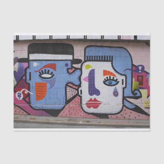 Papel De Seda Llorando Un Poco De Alegría (Anverso)