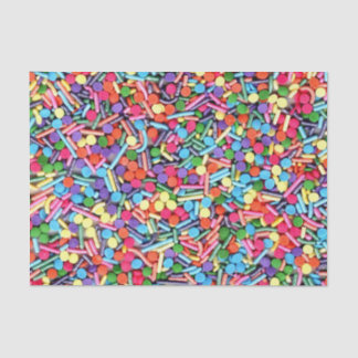 Papel De Seda Lluvia de colores Sprinkles Rainbow Jimmies