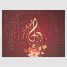 Lluvia de oro con hojas rojas.