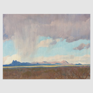 Papel De Seda Lluvia por el Golfo de Maynard Dixon