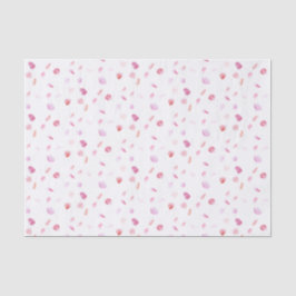 Papel De Seda Lluvia Romántica de Pétalos de Rosa Rosa para Desp