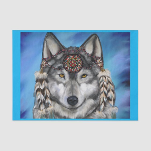 PAPEL DE SEDA LOBO GRIS (Anverso)