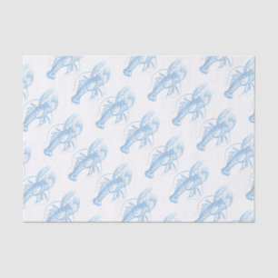 Papel De Seda Lobster azul