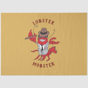 Papel De Seda Lobster Mobster 🦞 Funny Personalizado Gangster