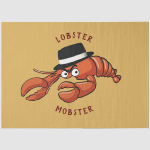Papel De Seda Lobster Mobster 🦞 Gangster de Personalizado muy t
