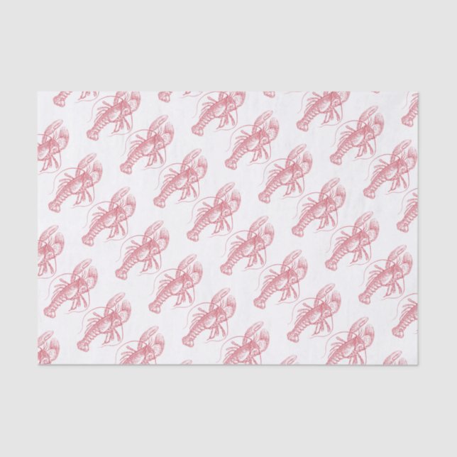 Papel De Seda Lobster Rojo (Anverso)