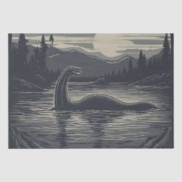 Papel De Seda Lochness Nessie Cryptid Decoupage