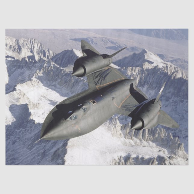 Papel De Seda Lockheed SR-71B Blackbird (Anverso)