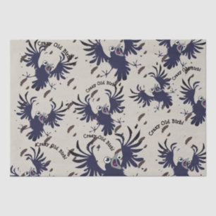 Papel De Seda Loco Birb Raven