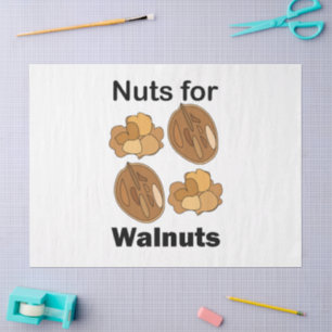 Papel De Seda Locos por las nueces divertido