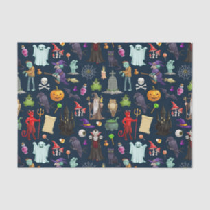Papel De Seda Locura de Halloween