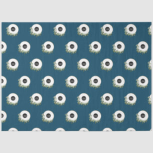 Papel De Seda Logo de la compañía Personalizado Blue Modern Wrea