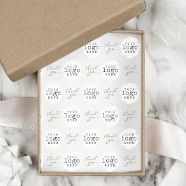 Papel De Seda Logo de personalizado Business Gracias Script