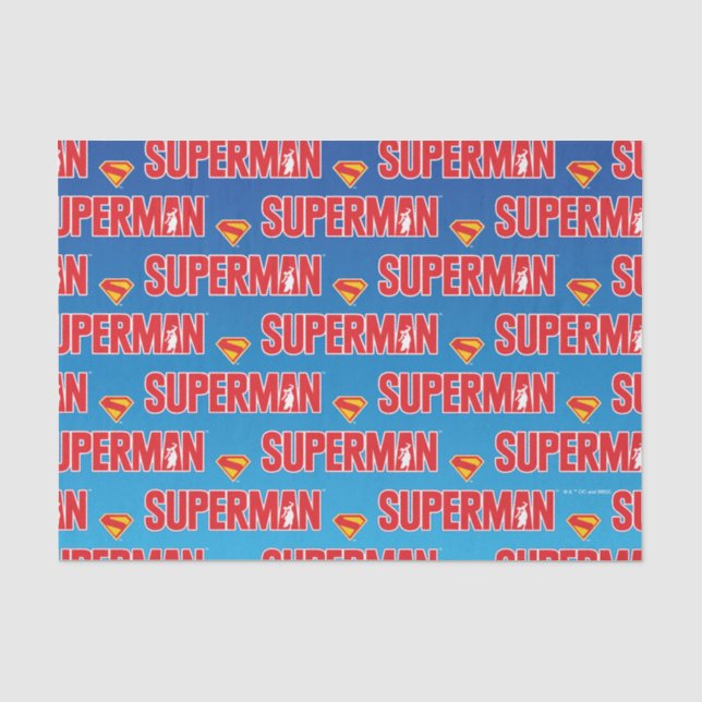 Papel De Seda Logo en negrita de Superman clásico (Anverso)
