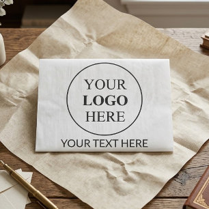 Papel De Seda Logo Promocional Personalizado