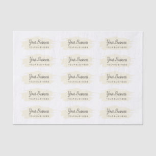 Papel De Seda Logotipo básico del Personalizado de pincel 1 Tan