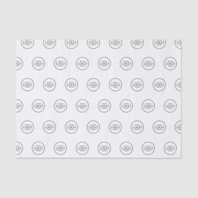 Papel De Seda Logotipo comercial de personalizado (Anverso)