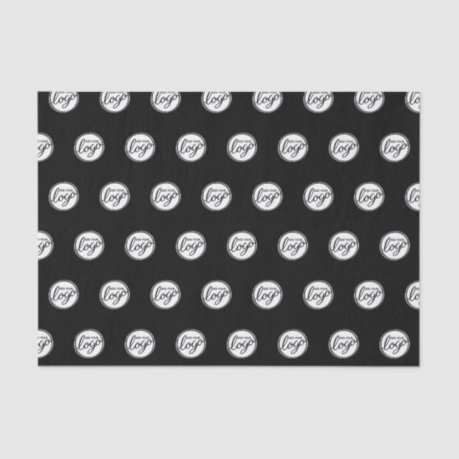 Papel De Seda Logotipo comercial de personalizado (Anverso)