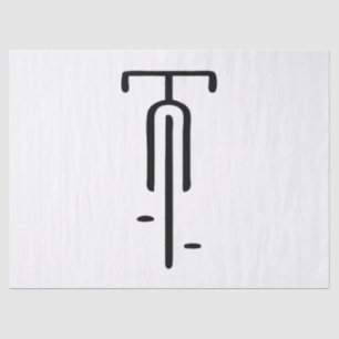 Papel De Seda Logotipo de bicicleta Retro mínimo, Ciclismo y ama