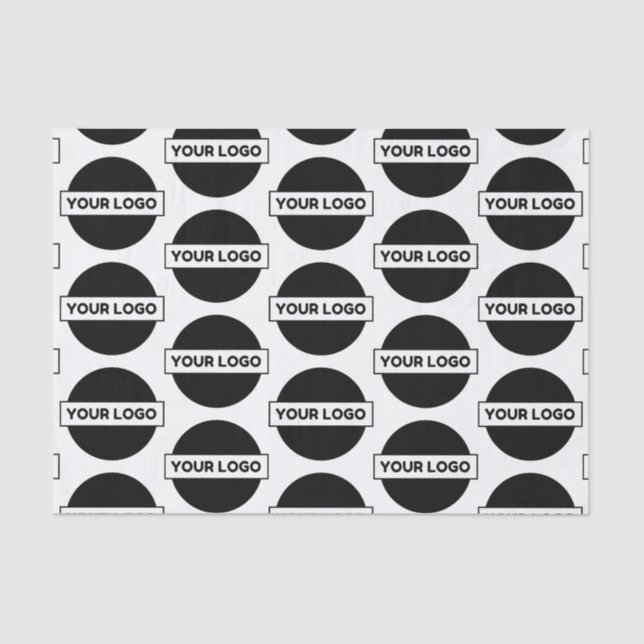 Papel De Seda Logotipo de empresa personalizado (Anverso)