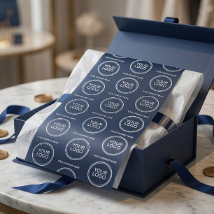 Papel De Seda Logotipo de empresa personalizado Embalaje empre