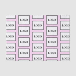 Papel De Seda Logotipo de la empresa Lila Claro Personalizado