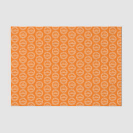 Papel De Seda Logotipo de naranja personalizado
