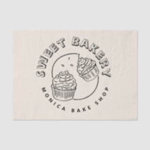 Logotipo de panadería dulce vintage