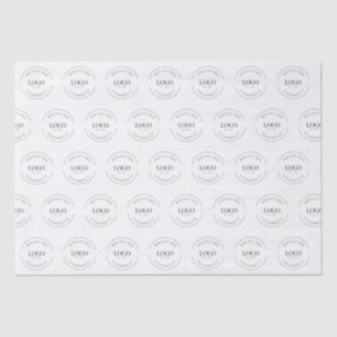 Papel De Seda logotipo de personalizado para empresas simples co