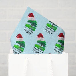 Papel De Seda Logotipo de roble | Negocio de vacaciones felices
