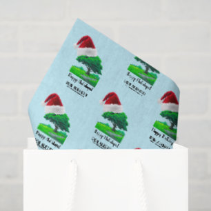 Papel De Seda Logotipo de roble Negocio de vacaciones felices