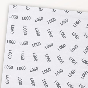 Papel De Seda Logotipo de su negocio Diseño de patrón de logot