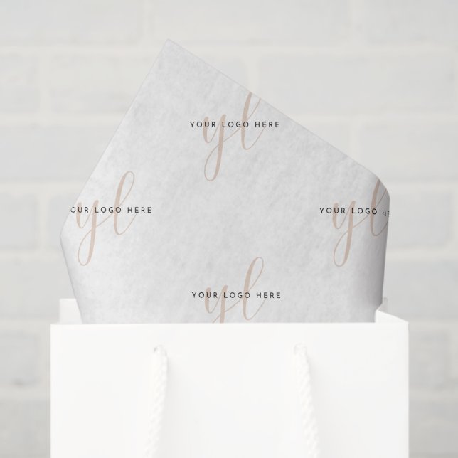 Papel De Seda Logotipo del Personalizado de empaquetado para peq (Bolsa de regalo)