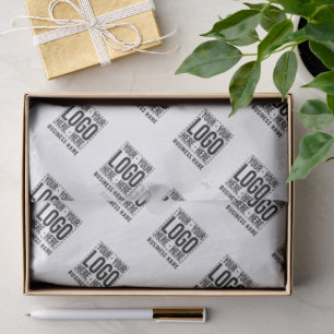Papel De Seda Logotipo Empresarial Personalizado Empresa Corpora