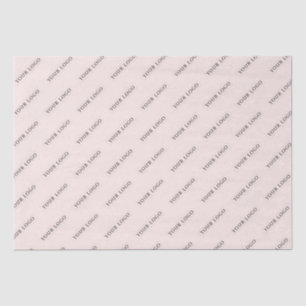 Papel De Seda Logotipo empresarial personalizado minimalista ros