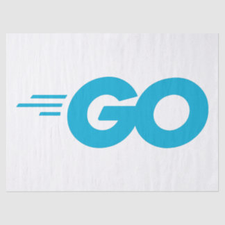 Papel De Seda Logotipo Golang (Lenguaje de programación Go)
