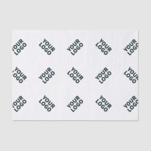 Papel De Seda Logotipo o patrón de imagen empresarial alternante