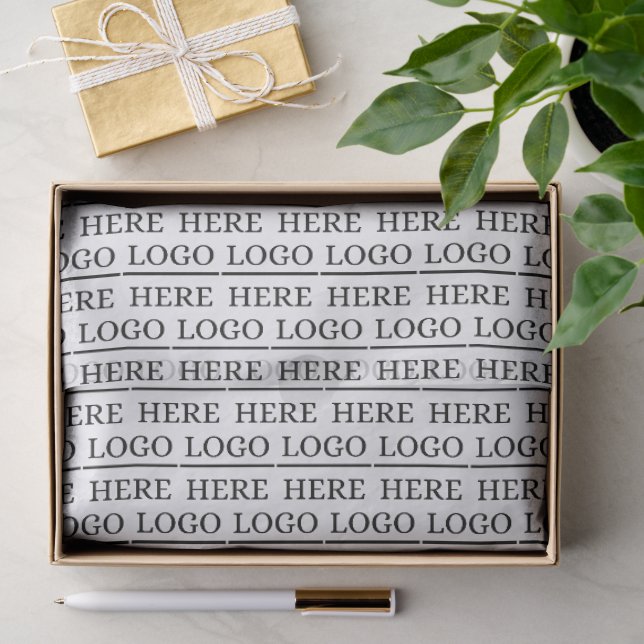 Papel De Seda Logotipo personalizado  (Regalo )
