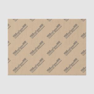 Papel De Seda Logotipos de negocios de Kraft rústico