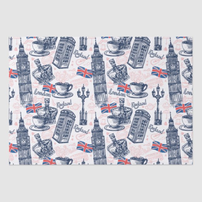 Papel De Seda Londres (Anverso)