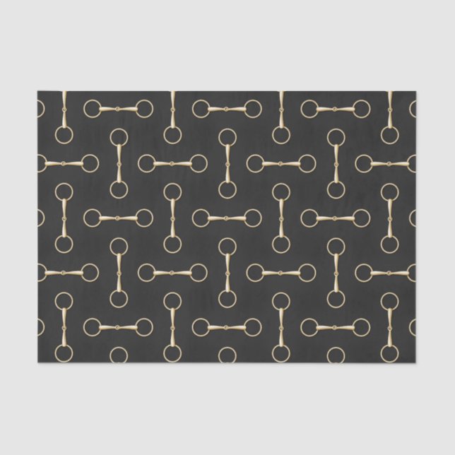 Papel De Seda Loose Ring Snaffle Bits Equestrian (Anverso)