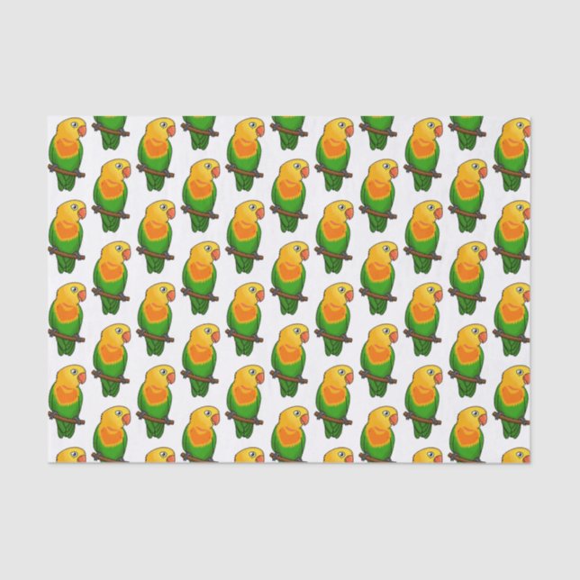 Papel De Seda Loro personalizado (Anverso)