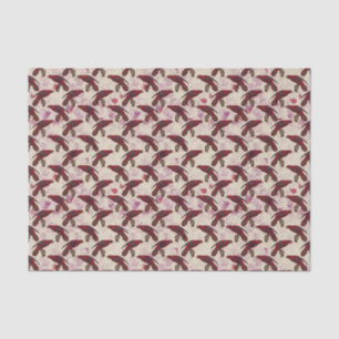 Papel De Seda loros rojos