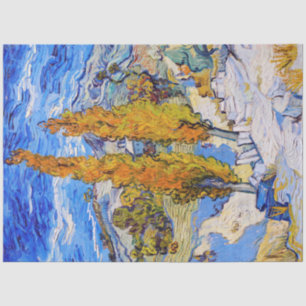 Papel De Seda Los álamos de Saint-Rémy, Van Gogh