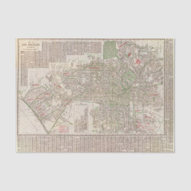 Papel De Seda Los Ángeles, California 2 (Anverso)