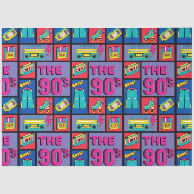 Papel De Seda Los años 90 (Anverso)